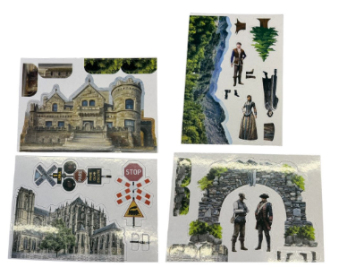 TREN CON LUCES Y HUMO