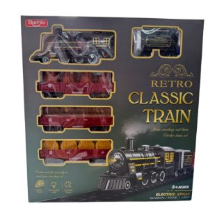 TREN CON LUCES Y HUMO