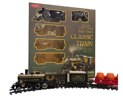 TREN CON LUCES Y HUMO